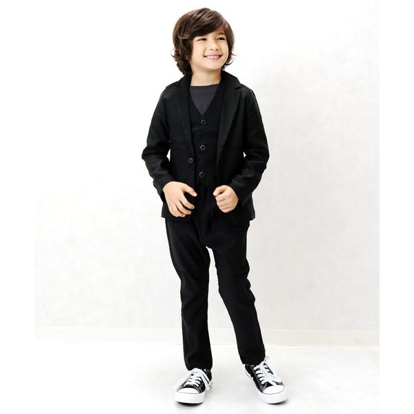 「ZI-ON」 「KIDS」パンツスーツ 140cm ブラック キッズ