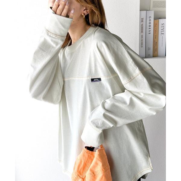 「Java」 長袖カットソー LARGE グレー レディース