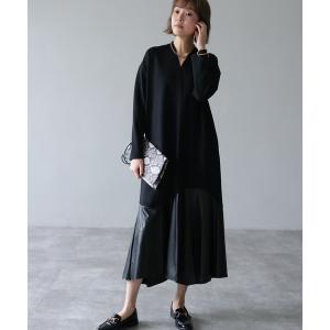 「HERENCIA」 長袖ワンピース MEDIUM ブラック レディース
