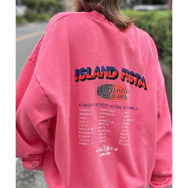 「Java」 スウェットカットソー LARGE ピンク メンズ