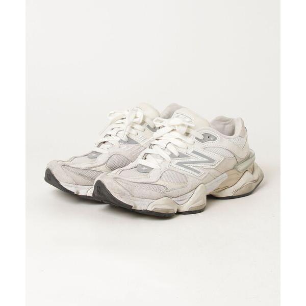 「New Balance」 ローカットスニーカー 24.5cm オフホワイト レディース