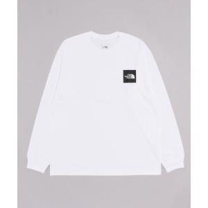 「THE NORTH FACE」 長袖Tシャツ S ホワイト メンズ
