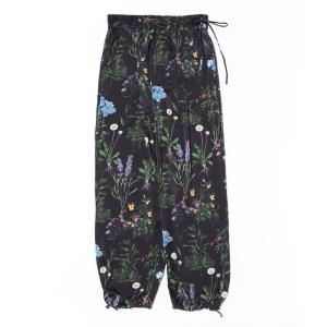 パンツ TICCA | フラワープリントパンツ レディース