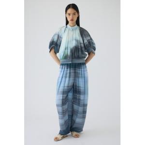 ブラウス シャツ Hidden flower gather SH ヒドゥン フラワー ギャザー シャツ レディース