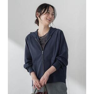 パーカー 「WEB限定」「真夏も活躍！」サラっと快適 多機能ジップパーカー レディース