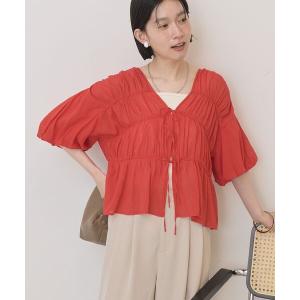 ブラウス シャツ 「接触冷感」フロントリボンブラウス レディース｜ZOZOTOWN Yahoo!店