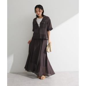 セットアップ SET2点 シャツスカートセットアップ レディース