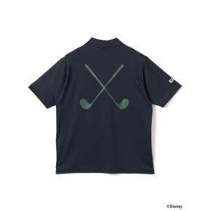 トレーナー スウェット Disney / ミッキーマウス / バックプリント モックネックシャツ（吸水速乾） メンズ