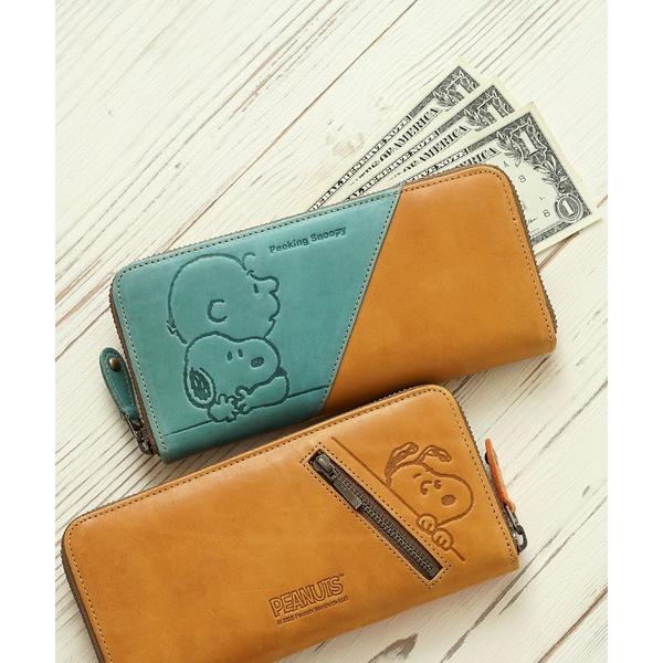 財布 「PEANUTS / SNOOPY」スヌーピー ピーナッツ PEANUTS Peeking H...