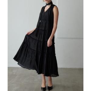 ワンピース Tiered flare one-piece/ティアードフレアワンピース