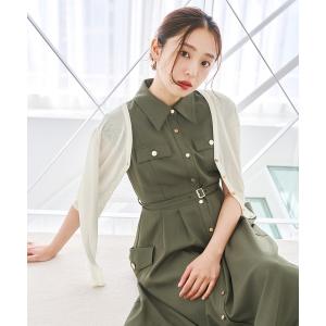 カーディガン 2026春夏新作 ラメシアーVネッククロップドカーディガン レディース
