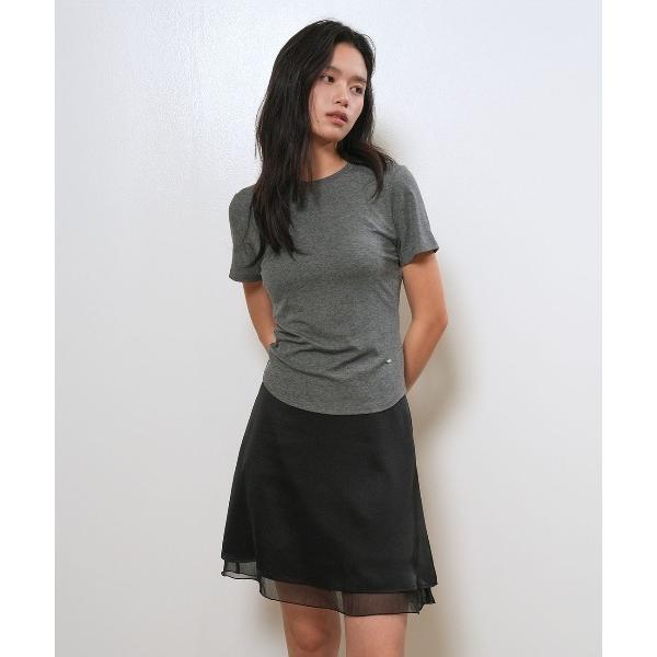 tシャツ 半袖 「GENERAL IDEA」アセテート ラウンドネック半袖Tシャツ / ACETAT...