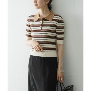 ニット セーター コットンシルクハーフスリーブポロ衿ニット レディース｜ZOZOTOWN Yahoo!店