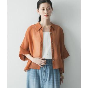 ブラウス シャツ ハーフスリーブシアーショートシャツ レディース｜ZOZOTOWN Yahoo!店