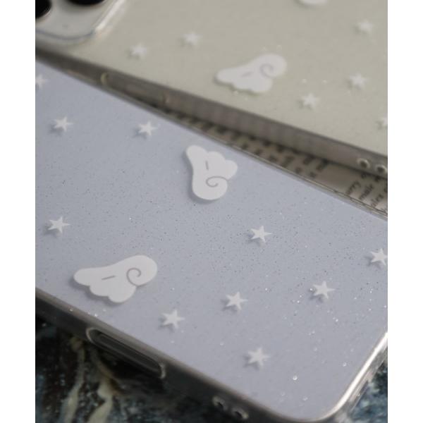 スマホケース ウィッシュコア エンジェル ウィング ラメ入り クリア iPhone ケース 13/1...