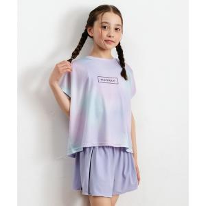 水着 裏地付きセパレート水着 3点セット めくれ防止スナップボタン付き キッズ 子供 女の子