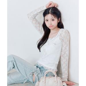 olive des olive インフルエンサー miko リボンビスチェセット インフルエンサー企画】miko リボンビスチェセット（Tシャツ