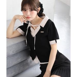 tシャツ シャツドッキング半袖トップス レディース