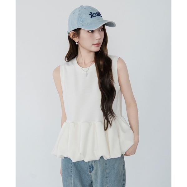 tシャツ ペプラムトップス レディース