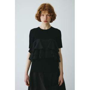 ニット セーター Wave flare knit tops / ウェーブフレアーニットトップス レディース
