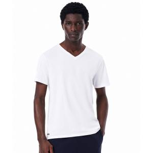 「LACOSTE」 半袖Tシャツ S ホワイト メンズ