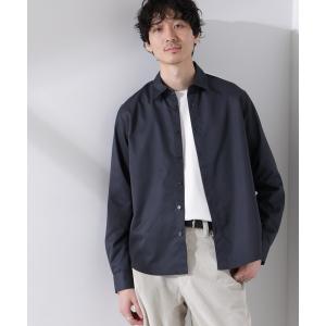 「NANO universe」 長袖シャツ M スミクロ メンズ