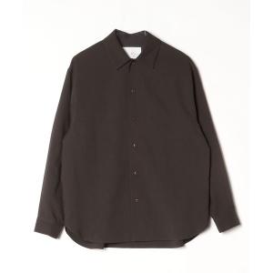 「A + TOKYO」 長袖シャツ 1 ダークブラウン メンズ