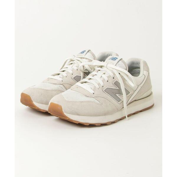「New Balance」 ローカットスニーカー 25.0cm ベージュ レディース