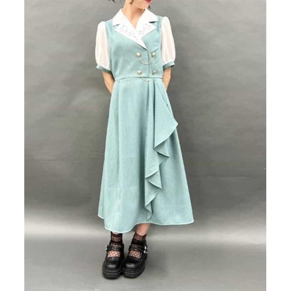 「axes femme」 半袖ワンピース FREE ミント レディース