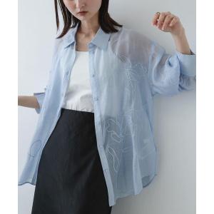 ブラウス シャツ シシュウシアーシャツ レディース