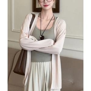 カーディガン uvカット 夏服。軽やかな透け感と...の商品画像