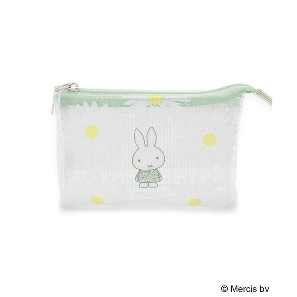 「先行販売」Dick Bruna miffy 3ポケットポーチ pistachio＆lavender