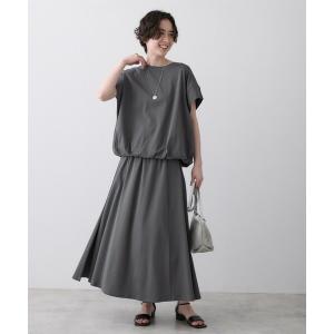 セットアップ 「2点セット/汗シミ防止」ミニ裏毛セットアップ レディース