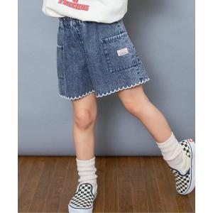 パンツ スカラップショートパンツ キッズ 子供服 女の子