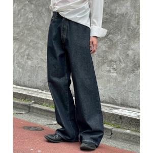 ワイドパンツ ジーンズ Toironier/トワロニエ/5Pocket Denim Pants メンズ レディース