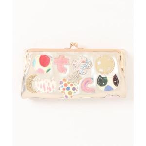 財布 がま口折財布　ツモリチサト　tcパッチワーク レディース