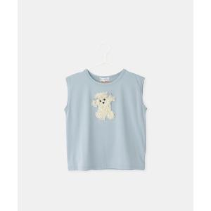 tシャツ 「KIDS/キッズ」プードルモチーフTシャツ/接触冷感 キッズ 子供服 女の子