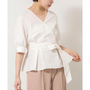 ウォッシャブルペプラムブラウス