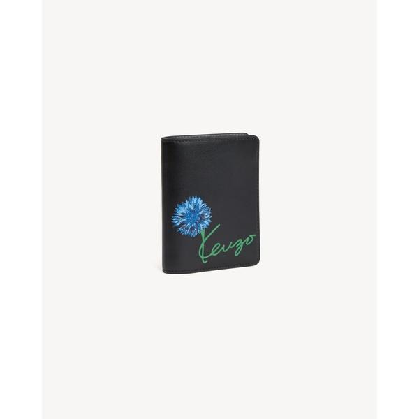 'KENZO Tulip' フォールド ウォレット イン レザー
