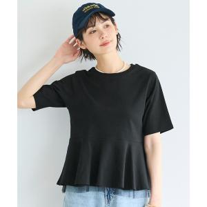 tシャツ 接触冷感チュールレイヤードフレアトップ...の商品画像