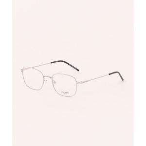 伊達メガネ メガネ 眼鏡 「SAINT LAURENT/サンローラン」スクエア メガネ SL887 002 52 メンズ レディース