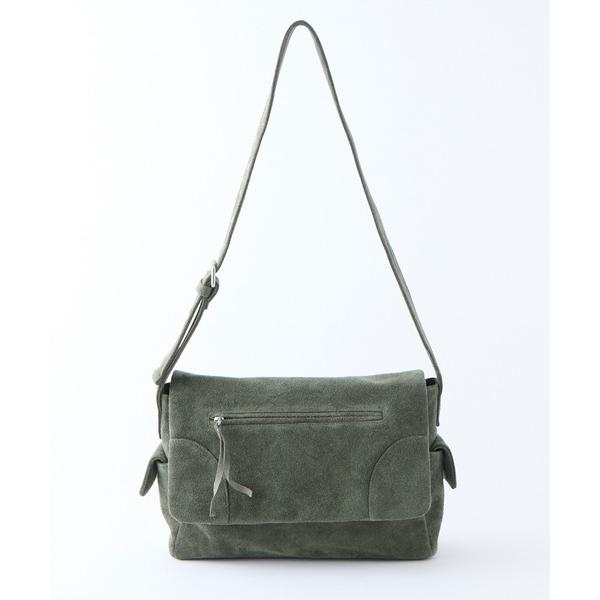 ショルダーバッグ 「Parts Lab.」Cow Suede Flap Shoulder Bag /...