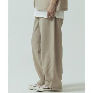ワイドパンツ パンツ 「SLICK/スリック」Linen-Like Canvas Easy Pants/リネンライクキャンバスイージーパンツ/セットアップ メンズ レディース