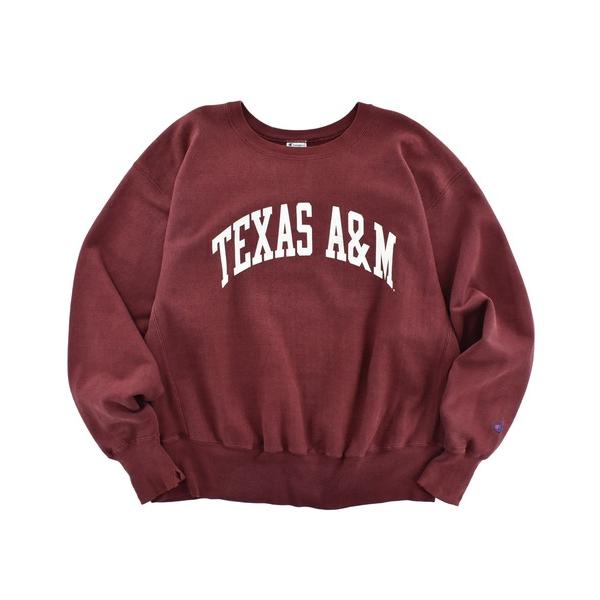 トレーナー スウェット 「USED」90's Champion “TEXAS A＆M” リバースウィ...