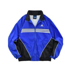 ナイロンジャケット 「USED」90’s adidas ナイロン トラックジャケット メンズ レディース