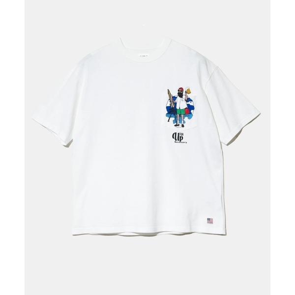 tシャツ modem design/モデムデザイン　USATee -ポケットおじさん- メンズ レデ...