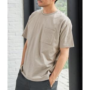 tシャツ 冷感DRYサッカーポケットTシャツ メンズ