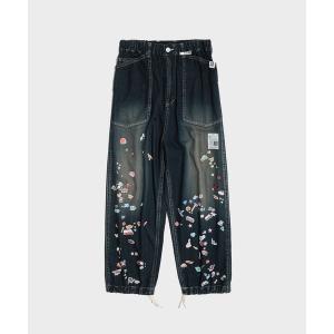 ジーンズ 「MIHARAYASUHIRO/ミハラヤスヒロ」BAKER JEANS w STICKER メンズ