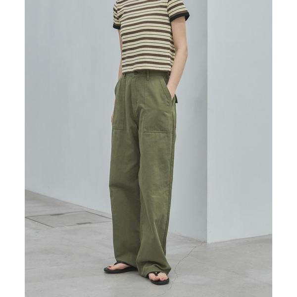 パンツ 「４size展開」ストレートベイカーパンツ レディース