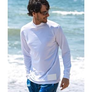 tシャツ 1PIU1UGUALE3 RELAX(ウノピゥウノウグァーレトレ リラックス)ラインロゴラッシュガードロングTシャツ メンズ
